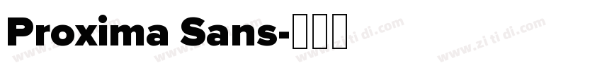 Proxima Sans字体转换